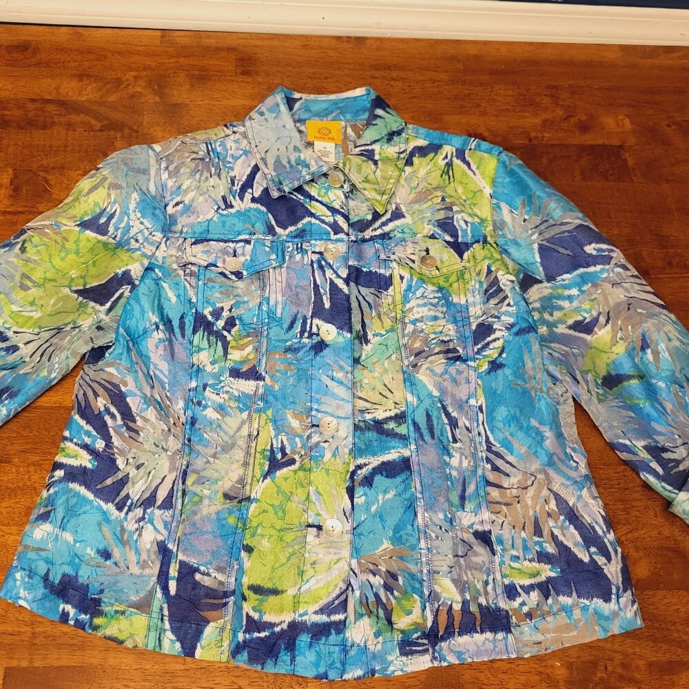 Ruby Rd. ~ Sz 12 ~ Semi-Sheer ~ Button Up Shirt ~ Excellent Condition